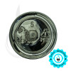 V3 - 16.5ML PET Plastic TRANSPARENT BLACK CHUBBY GORILLA BOTTLE W/ CRC/TE SOLID BLACK CAP(1000/case) alternate view
