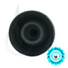 V3 - 16.5ML PET Plastic TRANSPARENT BLACK CHUBBY GORILLA BOTTLE W/ CRC/TE SOLID BLACK CAP(1000/case) alternate view