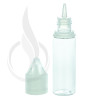 V3 - 16.5ML PET Plastic CLEAR CHUBBY GORILLA BOTTLE W/ CRC/TE CLEAR CAP(1000/case) alternate view