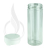 8oz PET Plastic Aviator Series by Chubby Gorilla TE/CRC Clear w/Solid White Cap(200/case) alternate view