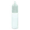 V3 - 16.5ML PET Plastic CLEAR CHUBBY GORILLA BOTTLE W/ CRC/TE CLEAR CAP(1000/case) alternate view