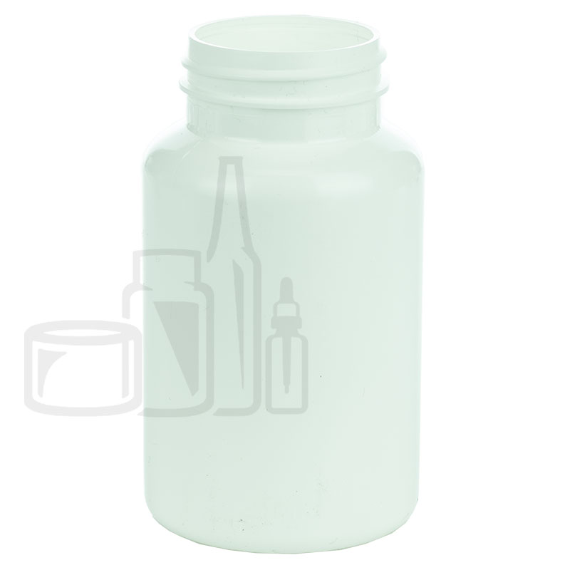 200cc White HDPE Plastic Packer Bottle 38-400 Neck Finish (270/case)