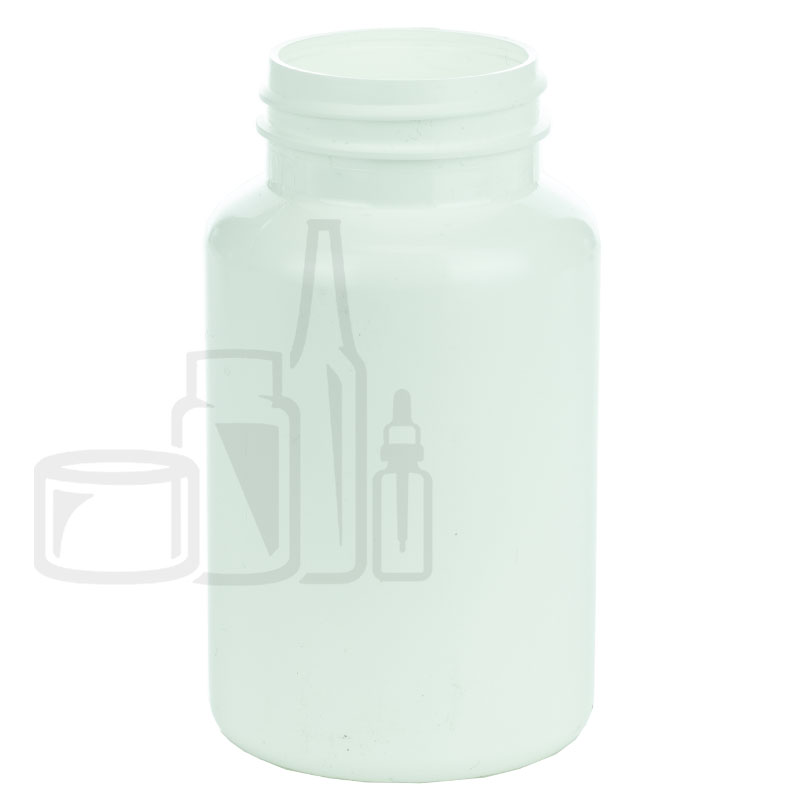 225cc White HDPE Plastic Packer Bottle with 45-400 Neck Finish(260/cs)