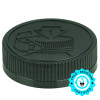 53-400 Black PP Plastic Child Resistant Lined Closure - Universal HIS HS035 Liner (1100/case)