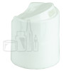 Disc Top - White - Smooth Skirt without Liner - 20-410(5,556/case)