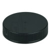 45-400 Black Ribbed Skirt PP Plastic Continuous Thread Lined Closure - HS035 Liner (2100/case)
