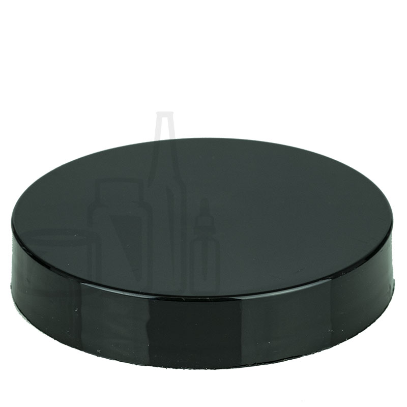 45-400 Black Smooth Skirt PP Plastic Continuous Thread Lined Closure - HS035F Liner (2000/case)
