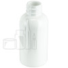 2oz White PET Plastic Boston Round Bottle with 20-400 Neck Finish (1,120/case)