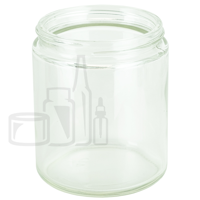 9oz Clear Glass Jar 70-400 Neck Finish (75/cs)