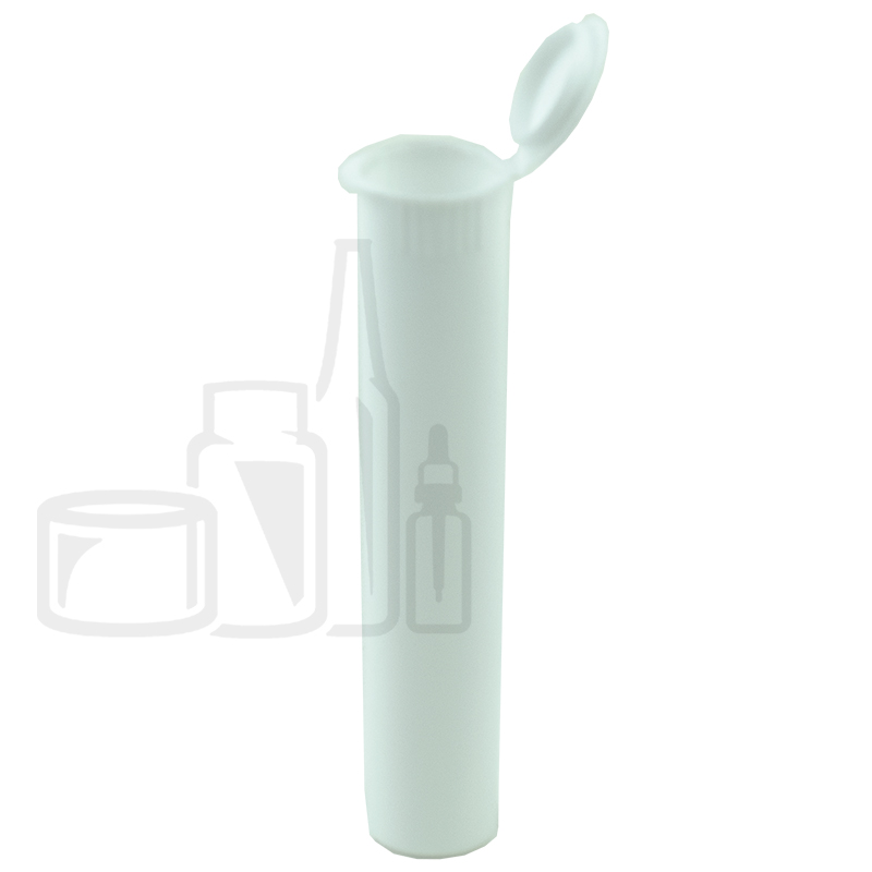 Joint Tube Doob Tube with Pop Top - 98mm - WHITE - LDPE Plastic(1000/cs)