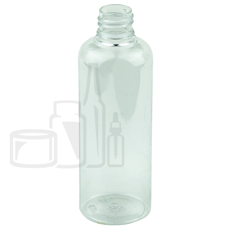 4oz Clear PET Plastic Tall Bottle (650/case)