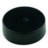33-400 Black Smooth Skirt PP Plastic Continuous Thread Lined Closure - HS035.035 Liner (4515/case)