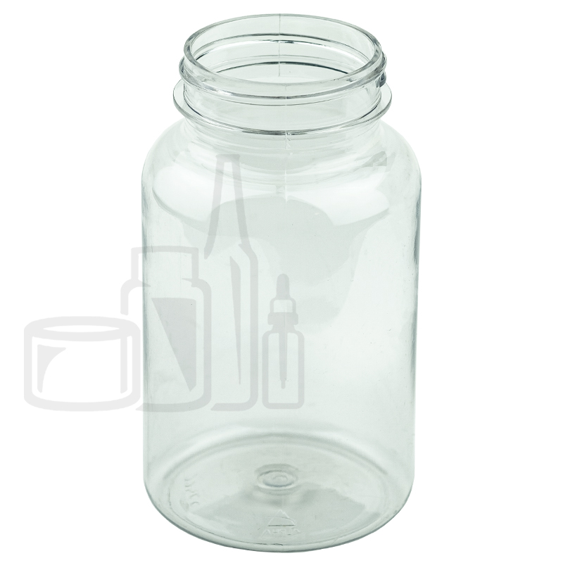 225cc Clear PET Plastic Packer Bottle with 45-400 Neck Finish (335/cs)