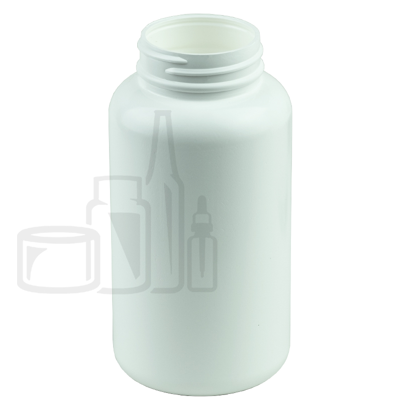 300cc White HDPE Plastic Packer Bottle with 45-400 Neck Finish(240/cs)