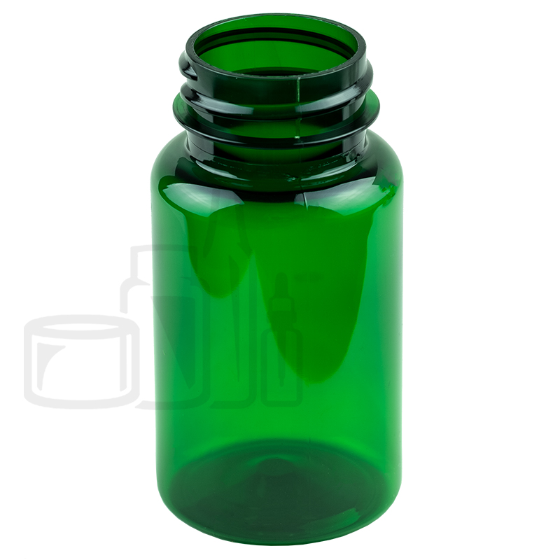 75cc Green PET Plastic Packer Bottle with 33-400 Neck Finish (800/case)