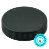 70-400 Black PP Plastic Child Resistant Lined Closure - FS 5-8 .020 PS HIS SFYP Liner (530/case)