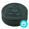 45-400 Black PP Plastic Child Resistant Lined Closure - Universal HIS FS5-8 Liner (1100/case)