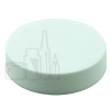 45-400 White Smooth Skirt PP Plastic Continuous Thread Lined Closure - PS Liner (2000/case)