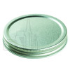 Silver Metal Lid 89-400 with standard plastisol liner(770/cs)