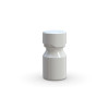 30ML Stubby Aviator CR Shot Bottle with Friction Fit Closure & Tamper break-off band (Opaque White Bottle with Opaque White Closure) - 800/case alternate view