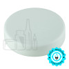 70-400 White Smooth Skirt PP Plastic Child Resistant Lined Closure - FS 5-9/S70 Liner (530/case)