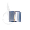 Shrink Bands CLEAR 118 x 70 Clear PVC Shrink Band w/perf